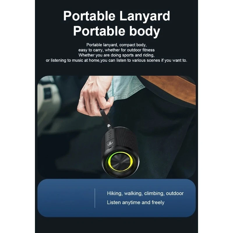 XDOBO 40 واط في الهواء الطلق الدراجات مضخم الصوت سطح المكتب مكبر صوت صغير 3 ممالك 4 المحمولة في الهواء الطلق IPX6 مقاوم للماء سماعة لاسلكية تعمل بالبلوتوث المتكلم #5