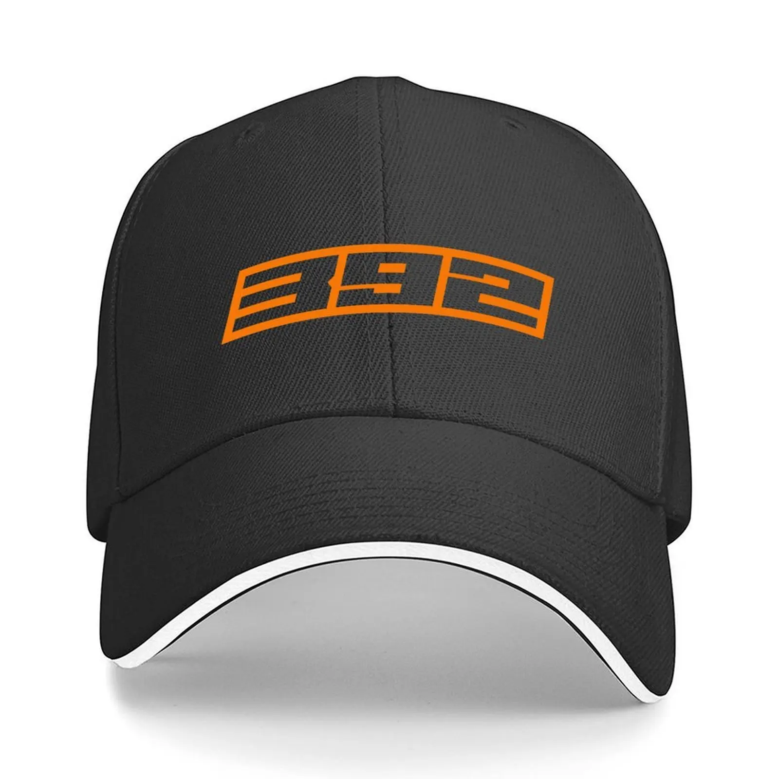 392 - Orange Baseball Cap Snapback Cap Luxury Brand Golf Hat Man Bobble Hat For Women Men's