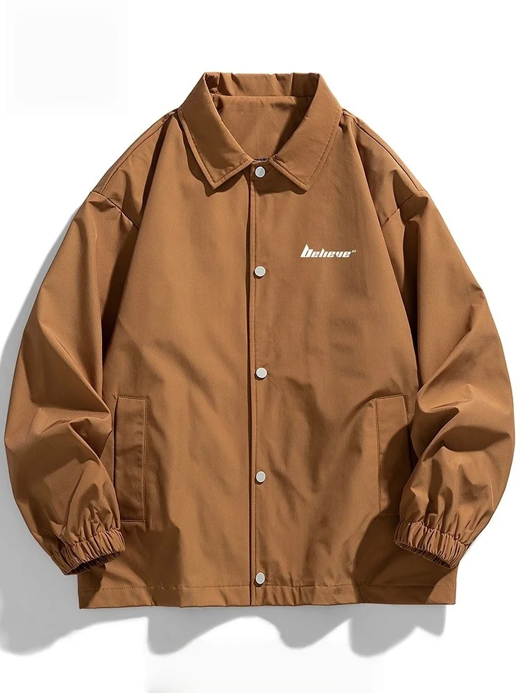 

TUCANO Men's Workwear Jaet Loose Fit Faionable Spring Autumn 2025 New Arrival Windproof Polyester Fiber Zipper Closure