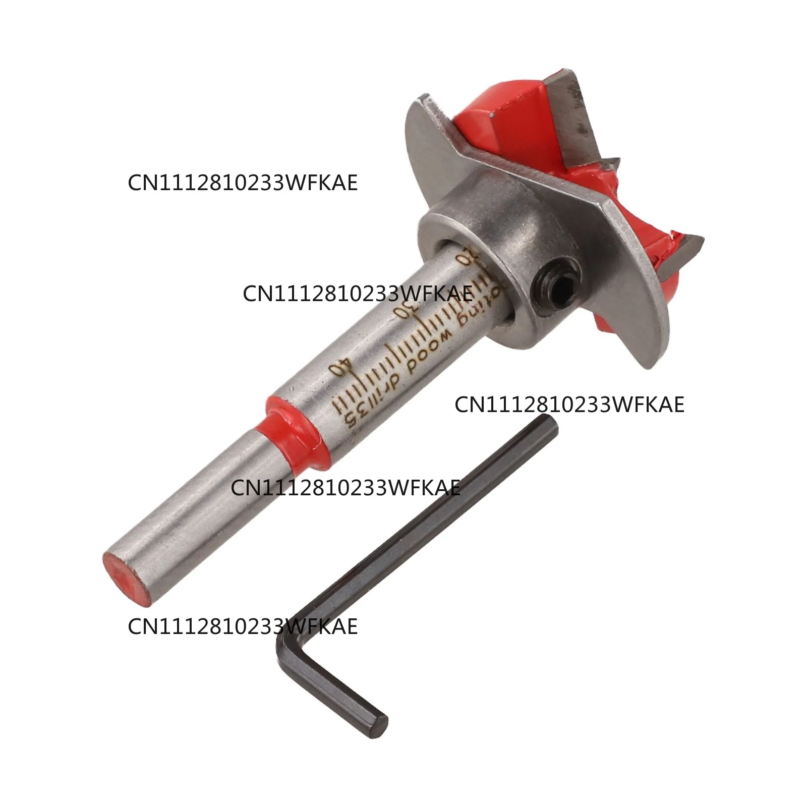 Adjustable 35mm Carbide, Flat Wing Hinge Hole Drill Bit, Quick Drilling Tool