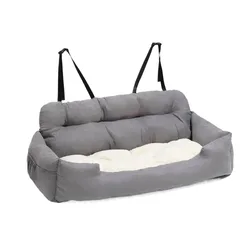 Travel Bolster Safety Large Dog Car Seat Bed for Cat Dog Beds Pet Carrier Bag Pet Backseat Cover Pet Seat Design Dog Products