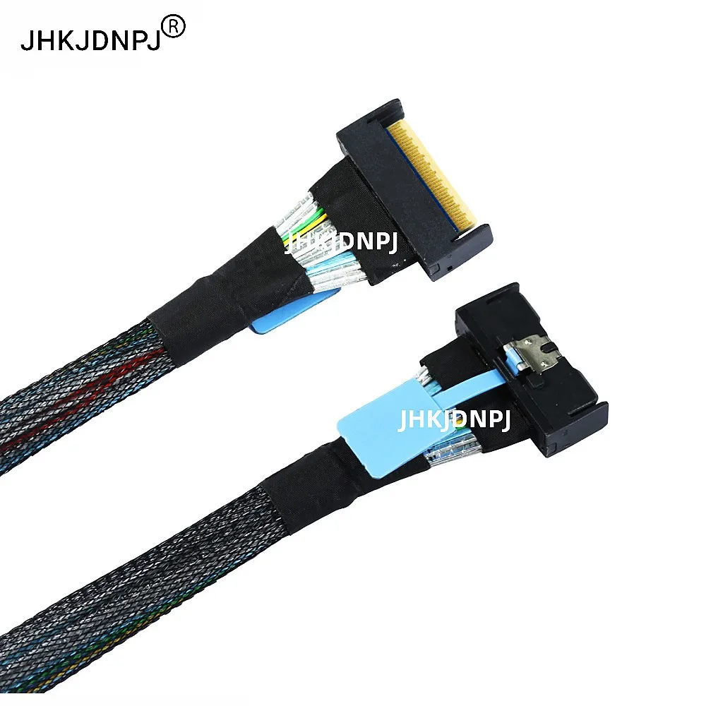 PCI-E 5.0 GEN5 MCIO 8X 8i to Slimline SAS5.0 SFF-8654 8i 74Pin Server Data Extension Cable