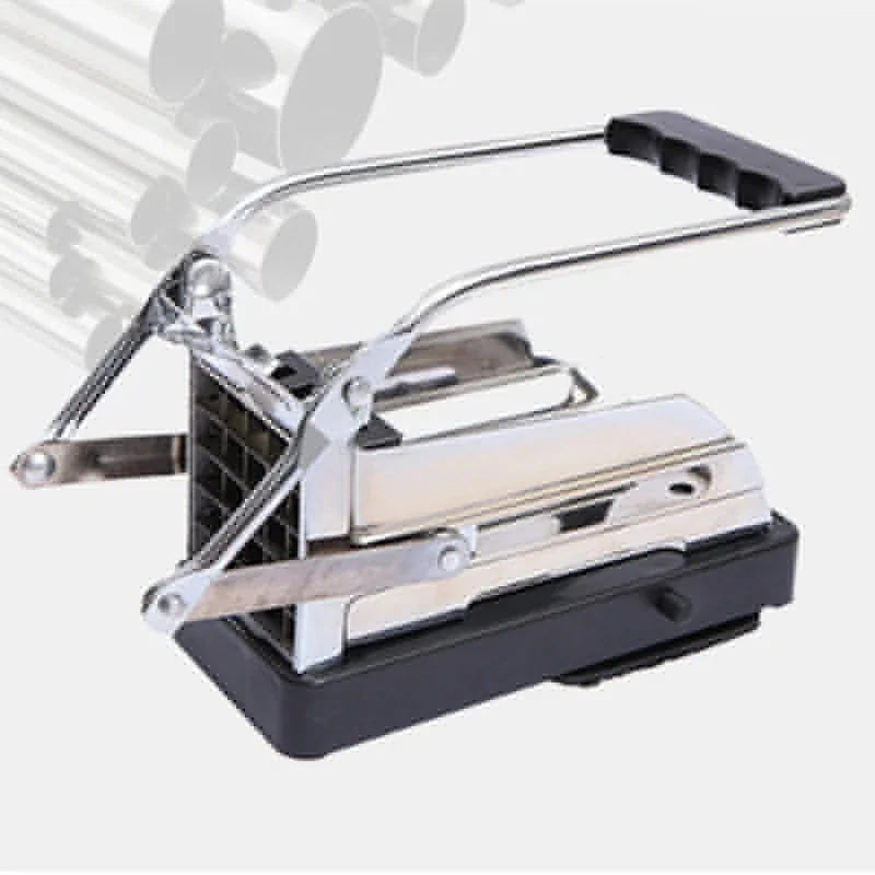 Kitchen Gadgets French Fries Cutter New Stainless Steel Potato Cutting Machine Non-slip Potato Slicer Home Use Chopper Cucumber