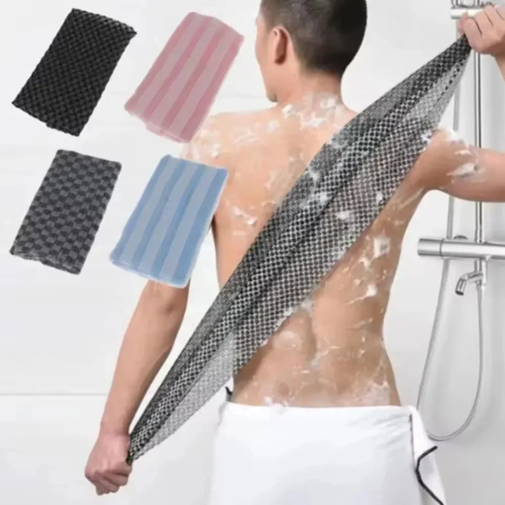 1pcs African Net Bath Sponge Exfoliating Washcloth Double Side Loofah Towel Back Shower Scrubber for Getting Smoothing Skin view 3