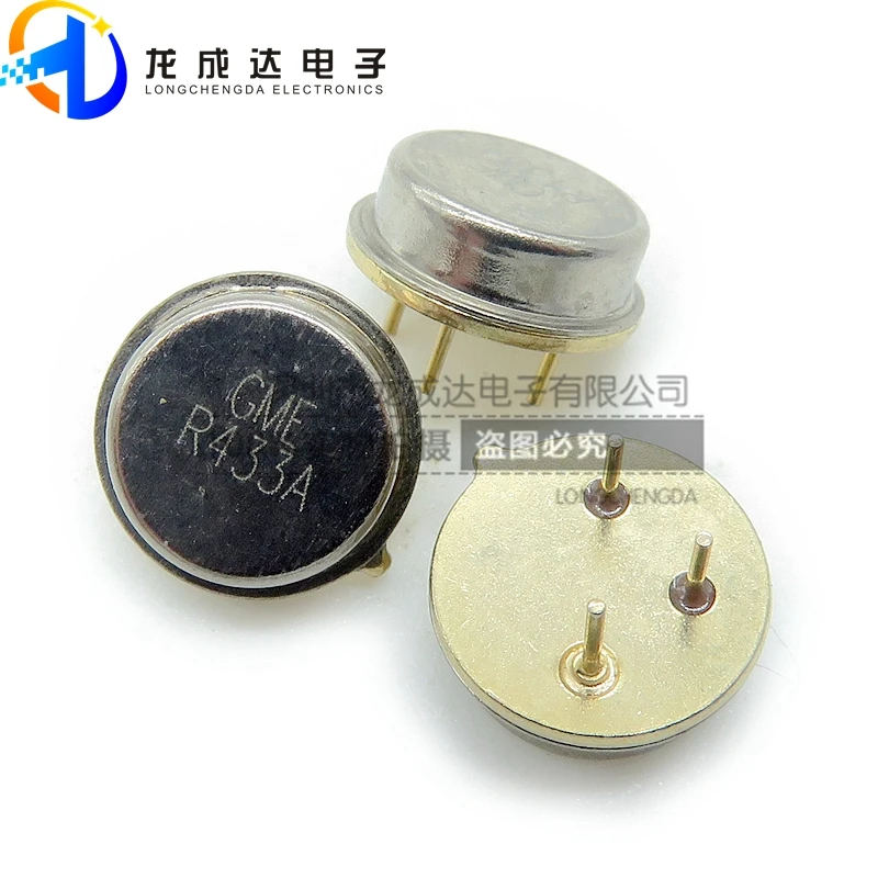 20pcs original new GME sound meter remote control crystal oscillator R433A TO39 3 pin ± 75K R433.92A circular resonator