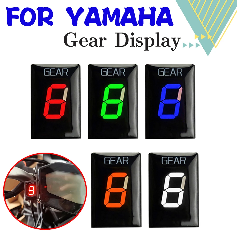 Motorcycle Gear Indicator for YAMAHA Fz6 Fz-16 Fz400 FZ8 Fz1 YZF R1 R6 Fjr1300 Fzs600 Fzs1000 Fazer Mt 01 03 Xjr1300 Xj6 Xjr400