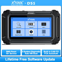 XTOOL D5S Car Diagnostic Tools 5 System Auto OBD2 Scanner 16+ Reset Lifetime Free Update ECU Reset ABS EPB SRS Engine AT Scanner