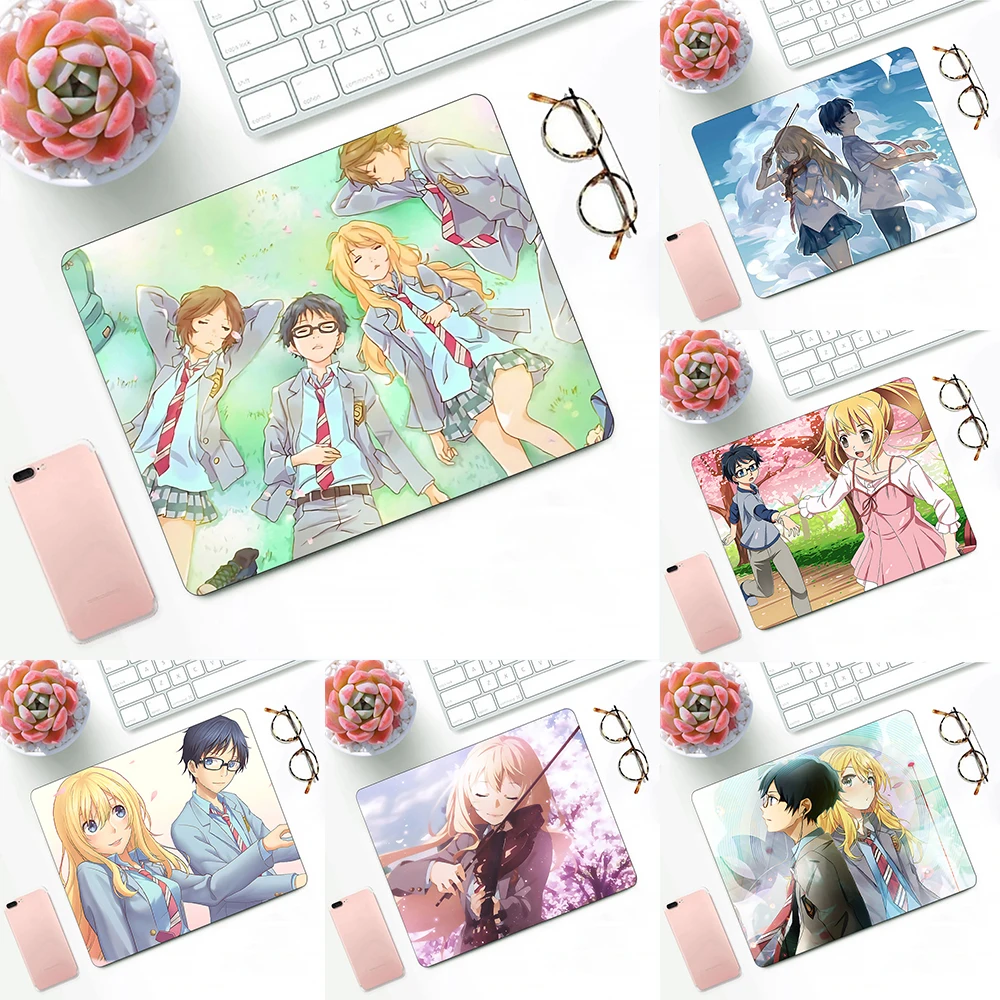 

Your Lie In April Gaming Mouse Pad XS Small Mousepad For PC Gamer Desktop Decoration Office Mouse Mat Deskmat Rug