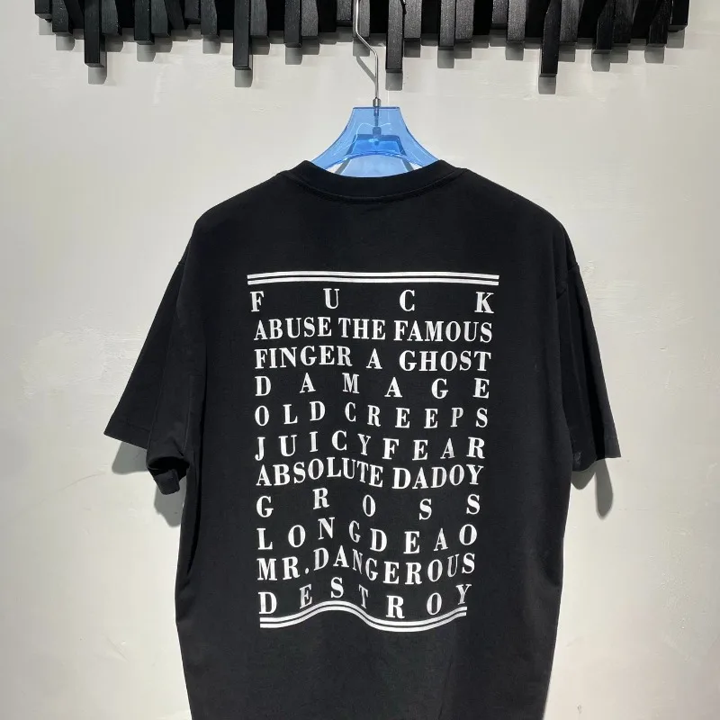 2026SS Saint New Retro Wash Pure Cotton Faded Short Sleeve T Shirt Men Women Fashion Hip Hop Streetwear Tops