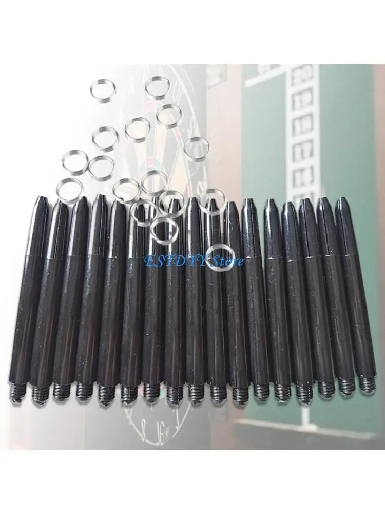 

G6DE 50Pcs Shafts Nylons Plastic Stem Black Corner Short Stem