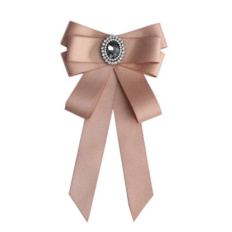 Handgemachte Mode neue Schmetterling Knoten Band Diamant Fliege College weiß Strass Süßigkeiten Farbe Fliege Geschenk für Schulmädchen Krawatte – Detail 38