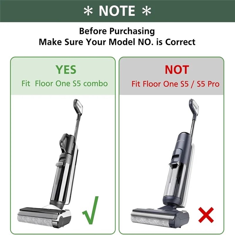 BAAM-For Tineco Floor ONE S5 콤보 무선 습식 건식 진공 청소기 액세서리 브러시 롤러 및 HEPA 필터 교체 부품