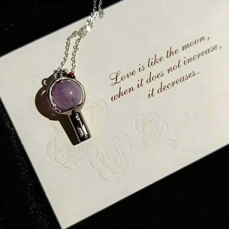 BT21 Necklace Creative Support Stick Necklace Support Peripheral AccessoriesCollarbone Chain Fashion Decoration view 4