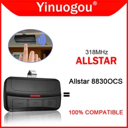 318MHz ALLSTAR 8830OCS Remote Control Garage Door Opener Clone ALLSTAR 8830OCS 318 Garage Door Remote Control Hand Transmitter