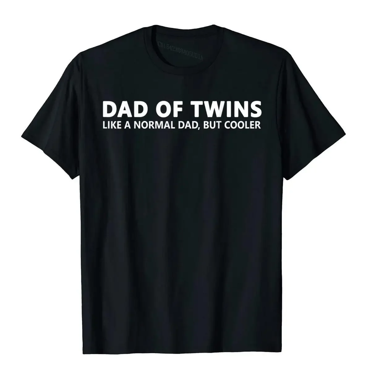 Twin Dad Funny Dad Of Twins T-Shirt Fitness T Shirts For Students Cotton Tops Shirts 3D Style New Arrival