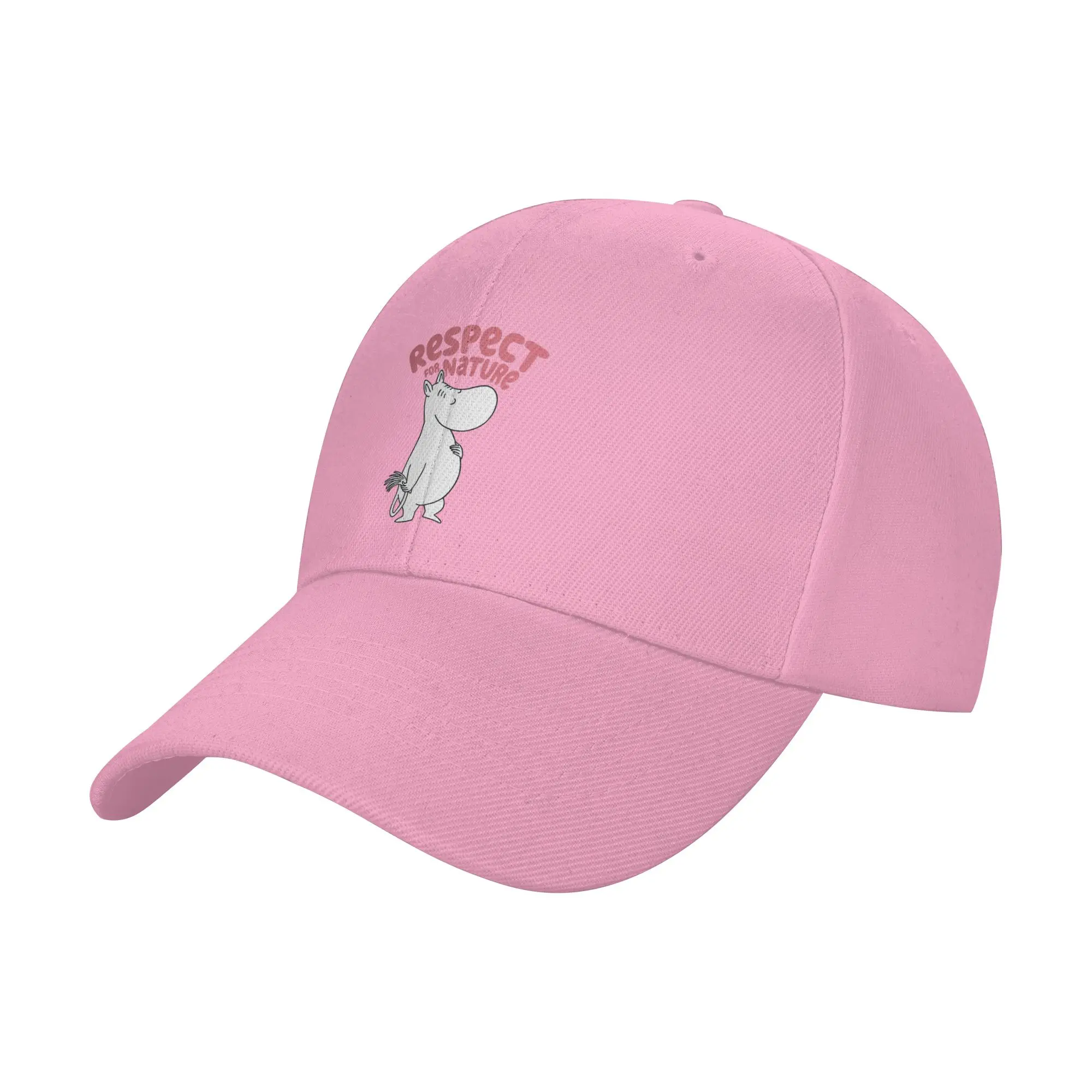 Moomings Moomintroll Respect For Nature Cap Adult Dad Hat Trucker Worker Cap Trucker Cap Breathable Snapback Caps Baseball Cap