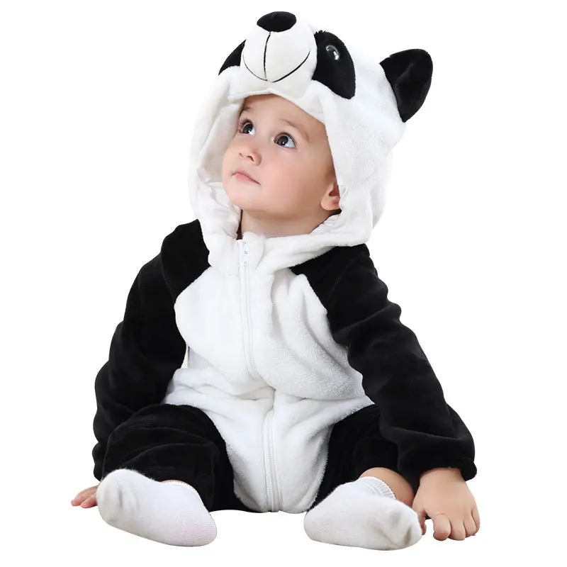 Latest Children\'s Day Pink Rabbit Spring Baby jumpsuit Tassel Hooded jumpsuit Sleepwear Animal jumpsuit Girls and Boys