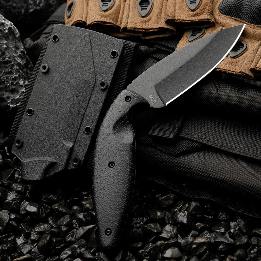 High quality multifunctional fixed blade - outdoor camping, rescue, and emergency survival knife, men's gift