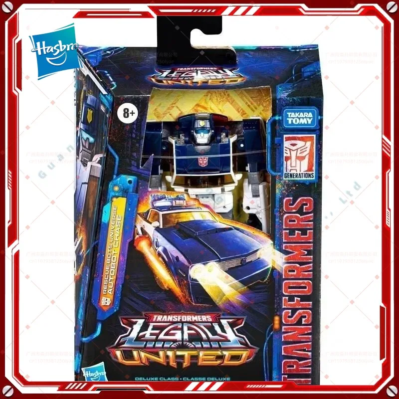 

In Stock Hasbro Transformers Classic Toys Legacy United Deluxe Class Chase Action Figure Robot Toy Collectibles Gifts Hobbies