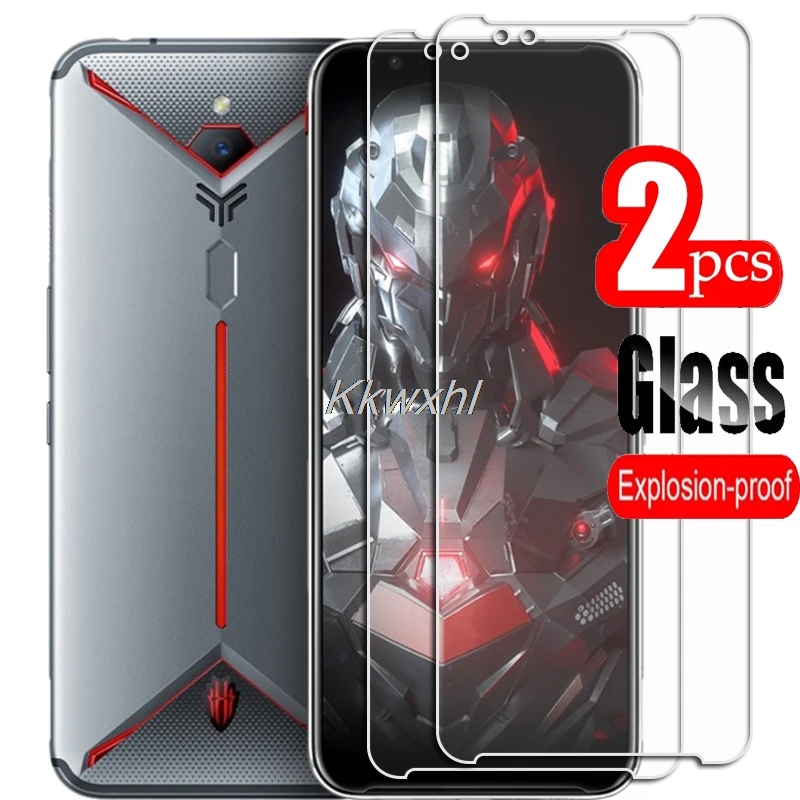 2PCS FOR ZTE Nubia Red Magic 3 3S HD Tempered Glass Protective On RedMagic Magic3 NX629J NX629J_V1S Phone Screen Protector Film
