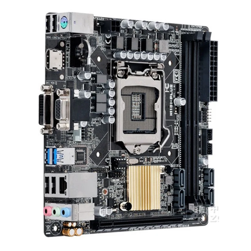 For Intel H110 H110I-PLUS MINI ITX motherboard Used original LGA 1151 LGA1151 DDR4 32GB USB2.0 USB3.0 SATA3 Desktop Mainboard