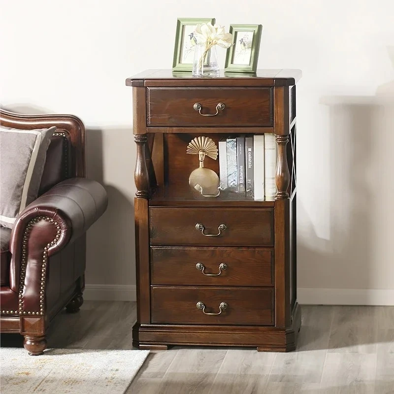 Североамериканский простой сельскохозяйственный американский шкаф для хранения ящиков из массива ясеня