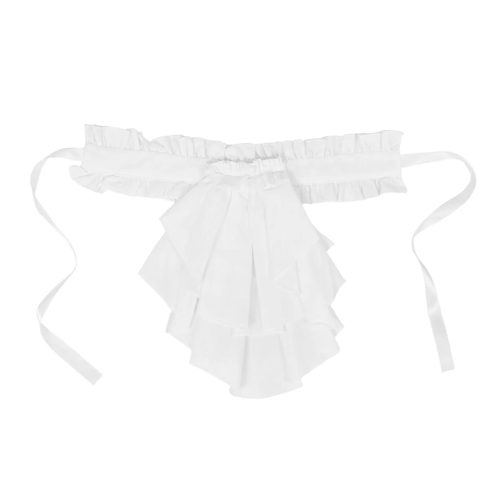 انفصال تكدرت طوق للنساء نمط المحكمة متعدد الطبقات فو بلوزة ملحق قابل للتعديل الإليزابيثية وهمية طوق الشتاء #1