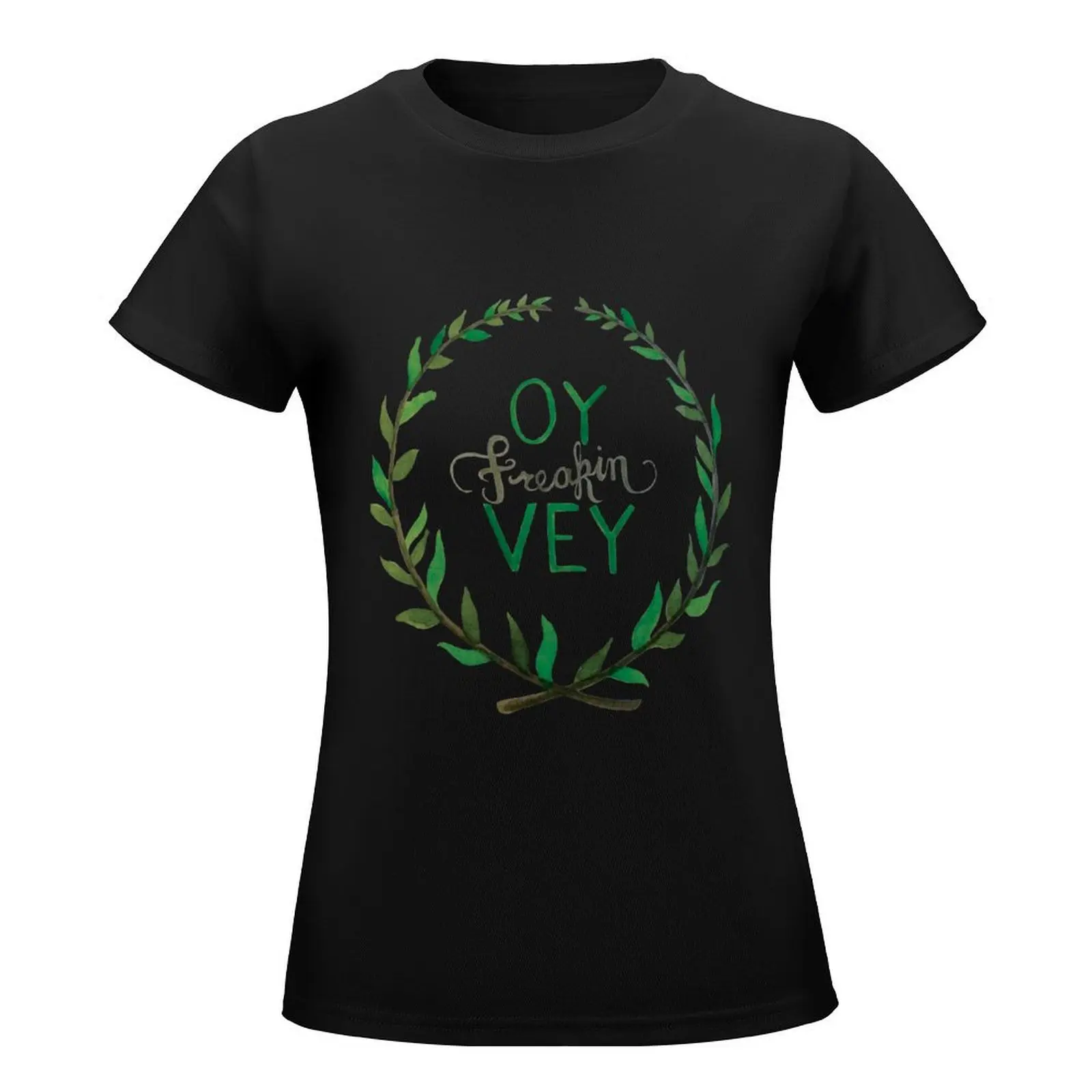 Oy Freakin Vey T-Shirt graphics cute tops oversized t shirts for Women loose fit