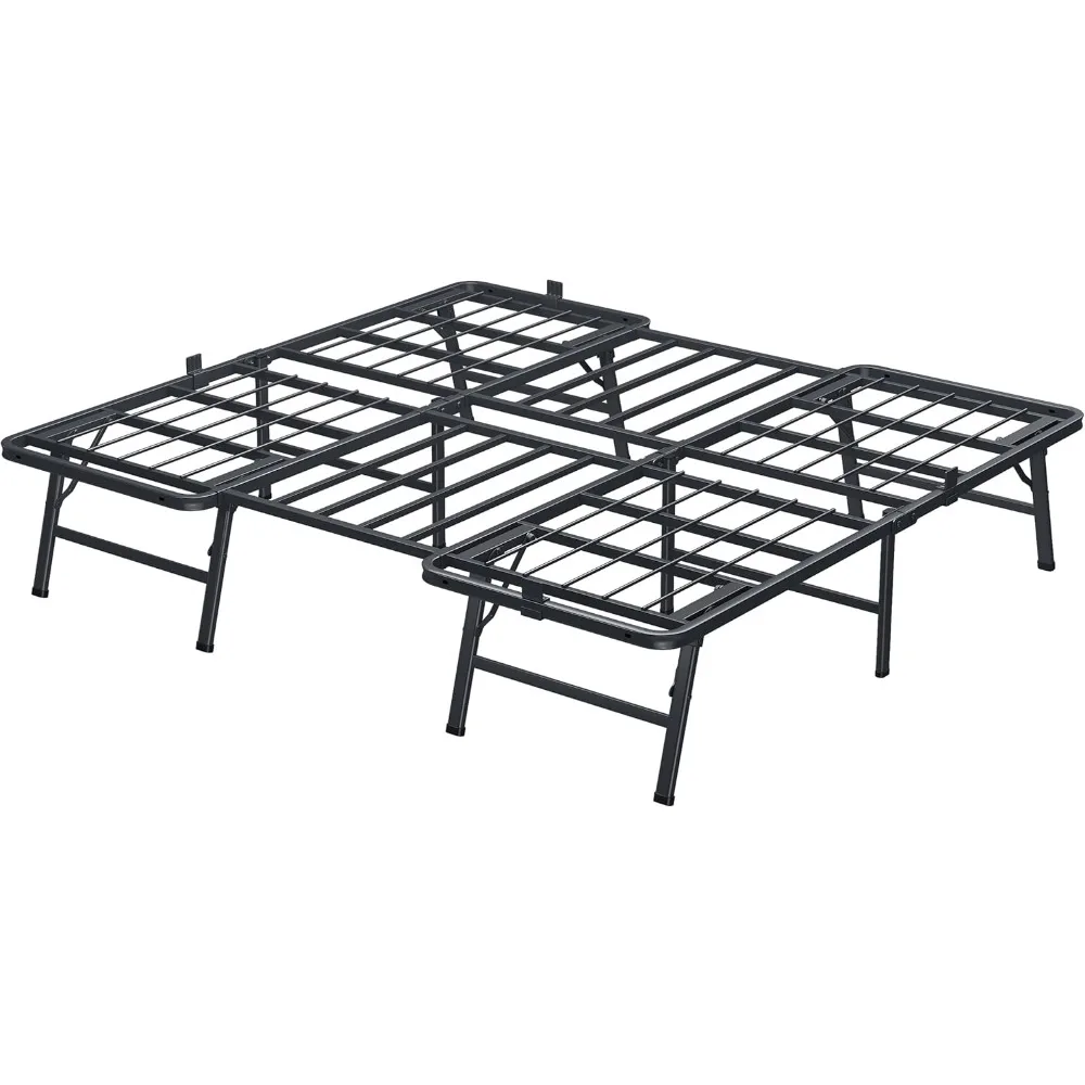 킹사이즈 메탈 접이식 침대 프레임 이미지