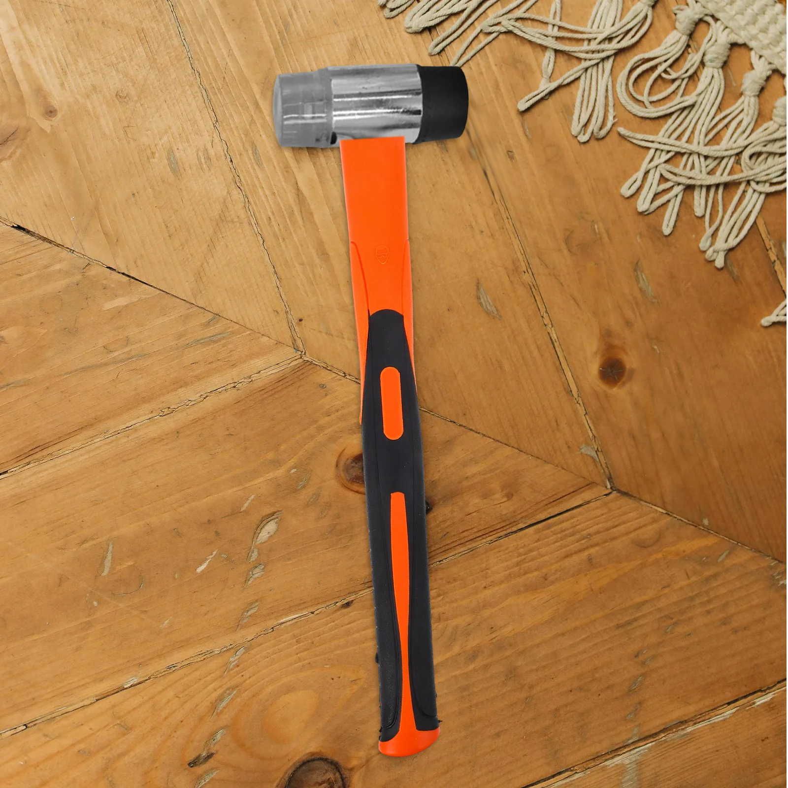 

Shockproof Hammer Handle Rubber Coated Antislip Grip Lightweight Durable Craftsmanship Versatile Gardening Construction Workshop
