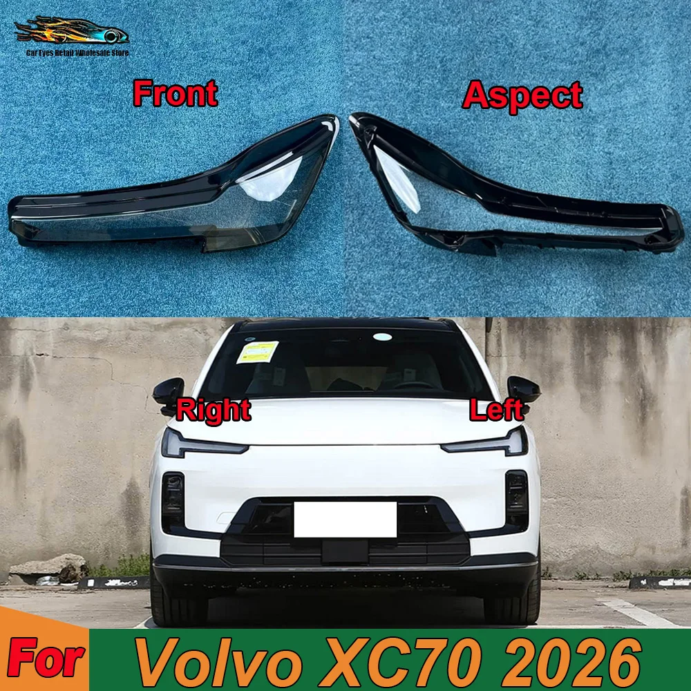 

For 2026 Volvo XC70 Car Front Headlight cover Accessories Lampshade Headlight Shell Car Front Headlight Lens Cover Lights Shell