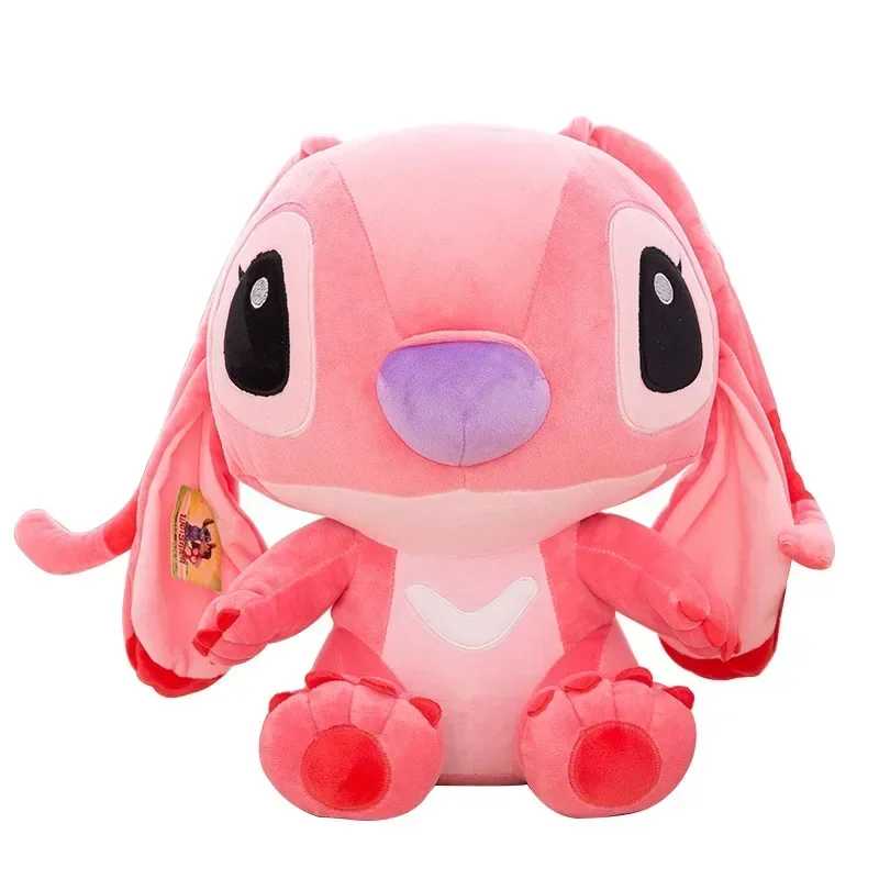 Disney-Jouet de remplissage en peluche Stitch Butter, Tissu super doux, Couple mignon, Cadeau d'anniversaire, Fille, Stock, 30 cm, 60cm