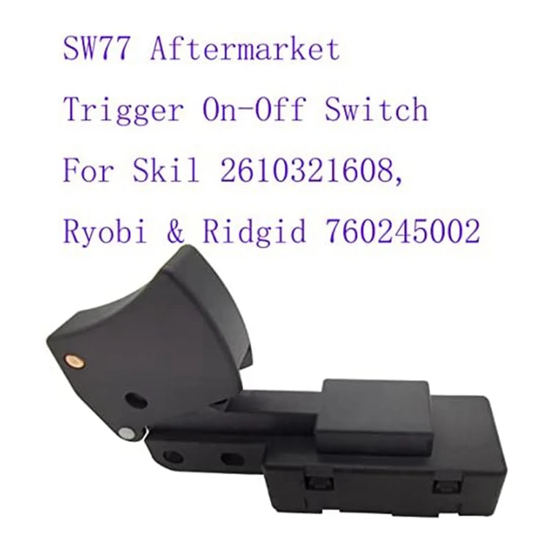 Aftermarket Trigger Switch Cutting Machine Switch For Skill 2610321608 Ryobi Ridgid 760245002 Accessories Parts