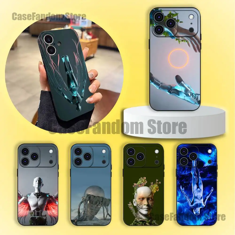 

A-AnymaS Afterlife Phone Case For iPhone 17,16,15,14,13,12,11,Pro,Max,Plus Black Soft Cover