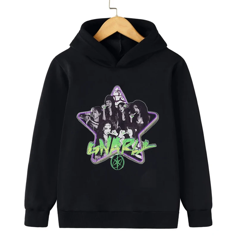 Girl Group KATSEYE Hoodie Mädchen Jungen Trainingsanzüge Kapuzenpullover Herbst Langarm Pullover Katseye Kpop Kinder Freizeitoberteile – Detail 2