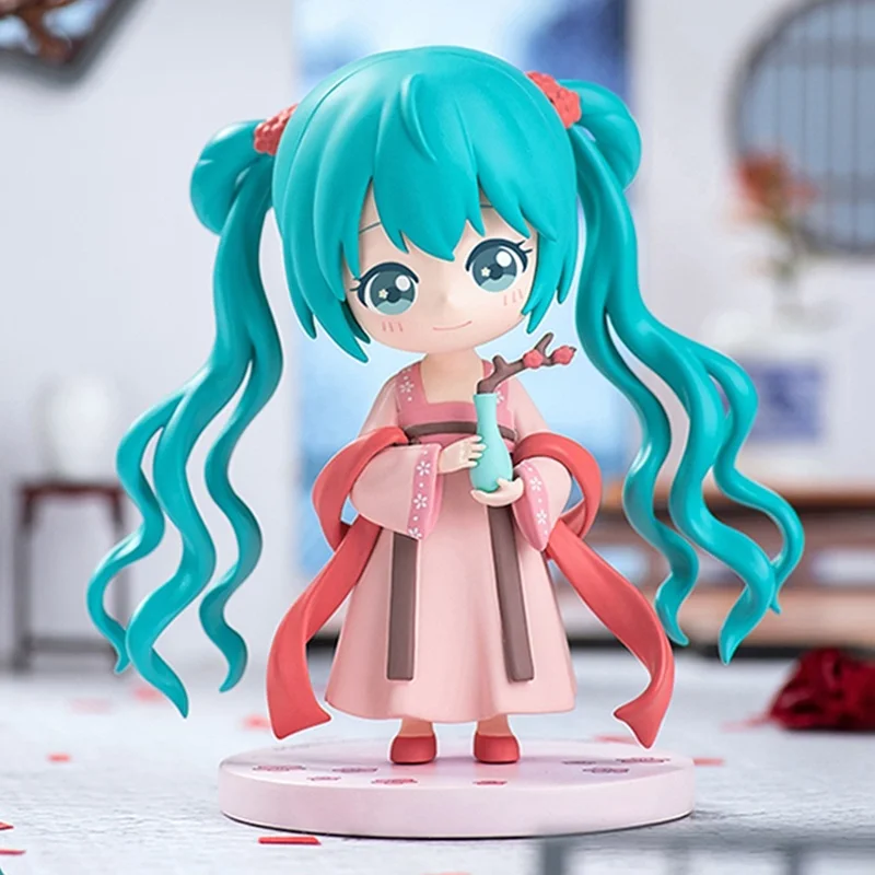 Genuine Blind Box Hatsune Miku Qu Yunshang Series Cute Anime Figure Doll Quadratic Element Pvc Model Figurine Birthday Gift