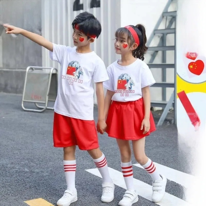 

Детский костюм для выступлений: гимнастический танцевальный комплект для девочек младших классов, хлопковая смесь