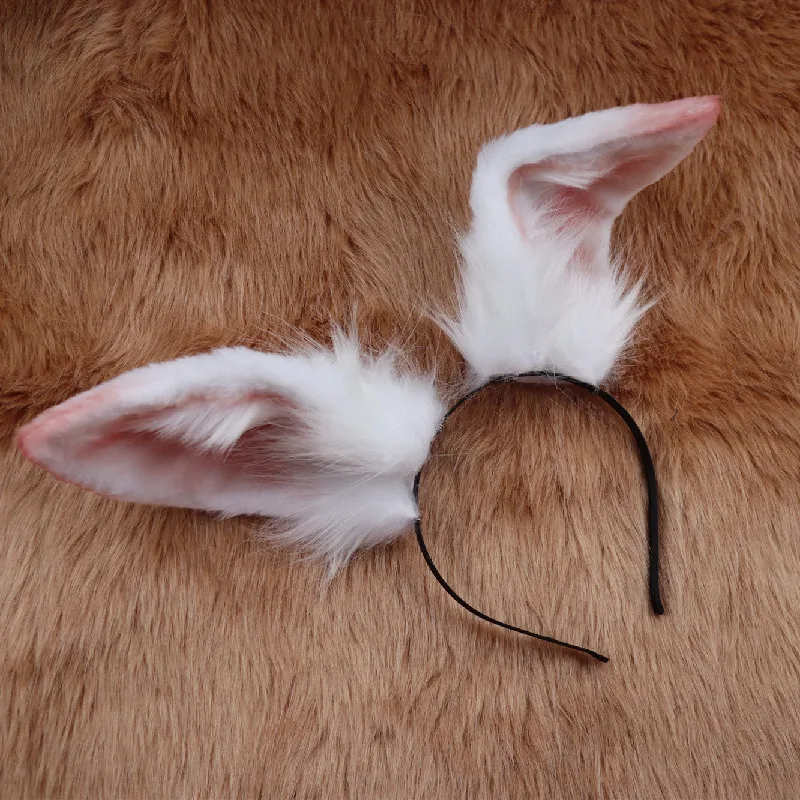 

Handmade Beast Ear Hair Band Large Rabbit Ear Lolita Hair Accessories Cosplay Party Props