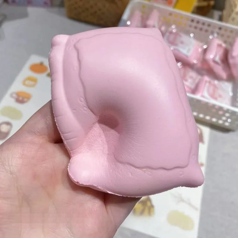 Brinquedo de apertar torta de morango mole macio lento subindo alívio do estresse sensorial fidget para ansiedade tdah autismo presentes para crianças adultos