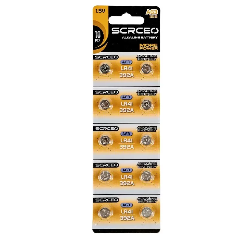 2-50Pcs High Capacity LR41 AG3 1.5V Alkaline Button Cell Batteries, for Medical Devices, Key Fobs, Toys