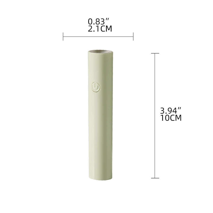 مصباح فتحة تعزيز الأظافر الصغير المحمول، مصباح معالجة طلاء الأظافر الجل، مجفف أظافر لاسلكي، صغير ومريح #2