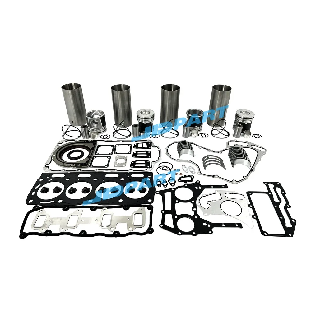 Cylinder Liner Kit With Gasket Set Bearing For Perkins 1104D-44 Engine Spare Parts