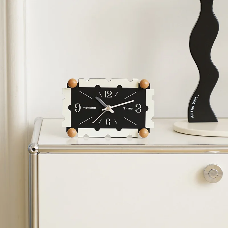 

Modern Acrylic Table Clock TV Cabinet Desktop Decor Entryway Wall Clock Home Decoration Ornament Table Clocks for Living Room