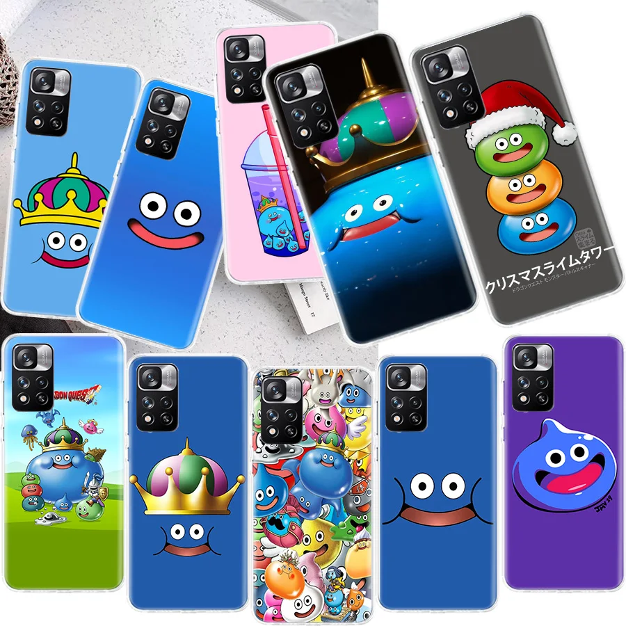 Dragon Quest Slime Series Phone Case For Xiaomi Redmi Note 13 Pro Plus 5G 12 12C 9 9T 9C 9A 10C 10A 10 K60 K70 Pro 8A 8 7A 7 6A