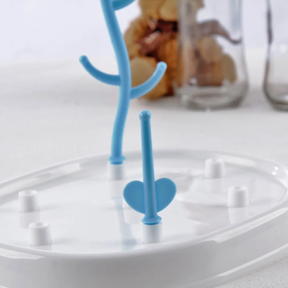 رف تجفيف زجاجات الأطفال عالي الجودة Pp صينية تصريف متعددة الوظائف للزجاجات يغطي رف تجفيف مجفف الأكواب #1