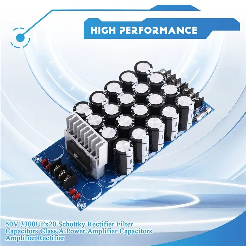 B27B Class A 50V 3300Ufx20 Schottky Rectifier Filter Capacitors Power Amplifier