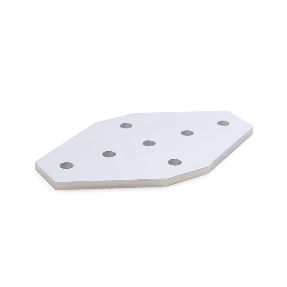 7 Hole Cross Joining Plate V-Slot Profile Connection Plate Corner Bracket Joint Board Plate for 2020 Aluminium Extrusion Profile