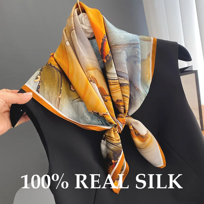 

Новый 100% натуральный шелковый шарф для женщин, высококачественный квадратный платок для отпуска, легкое пончо-хиджаб, пашмина, мягкая шаль-накидка
