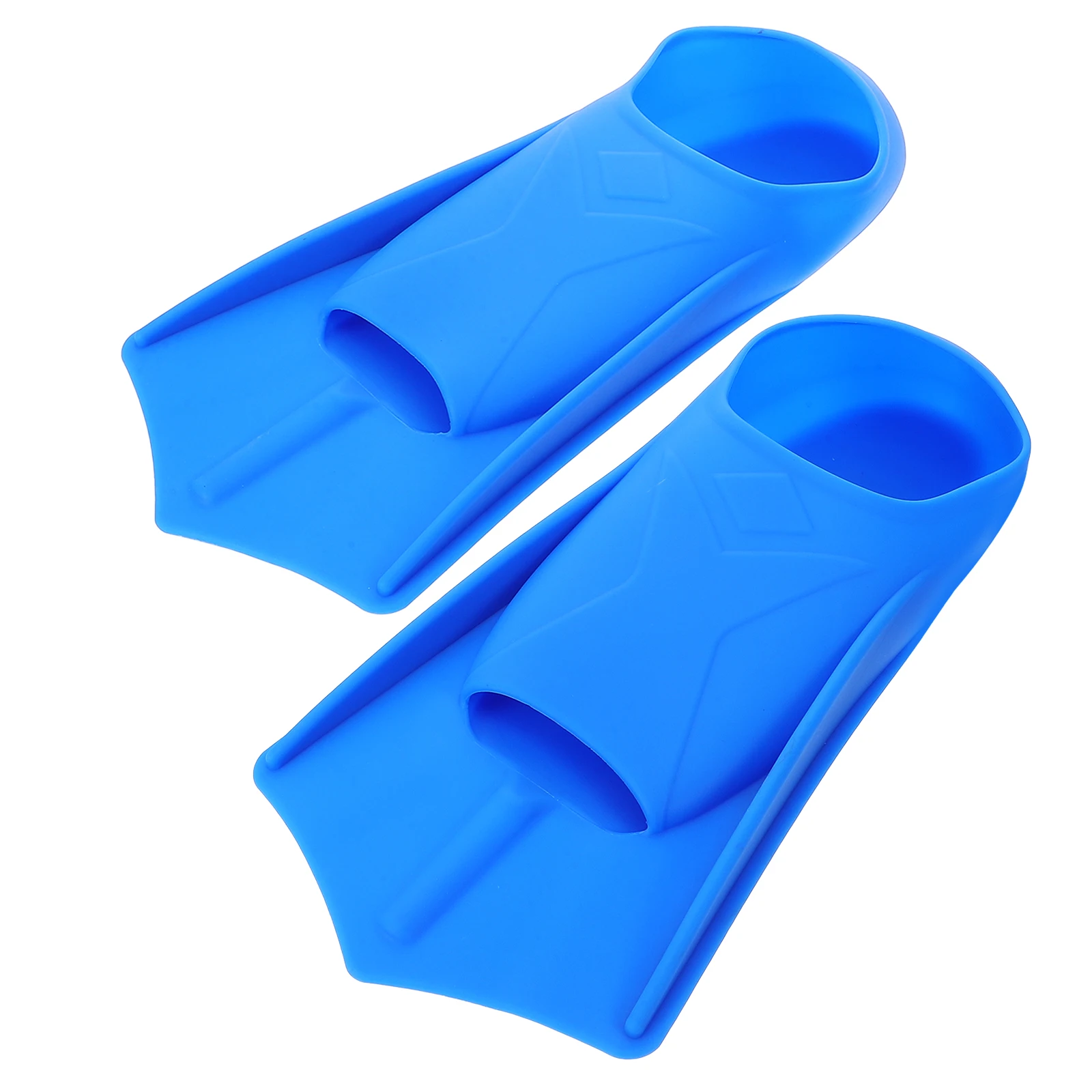 

Silicone Swimming Fins Short Flippers Shoes Diving Snorkeling Training Floating Child Adult Lightweight Portable Pool Sea