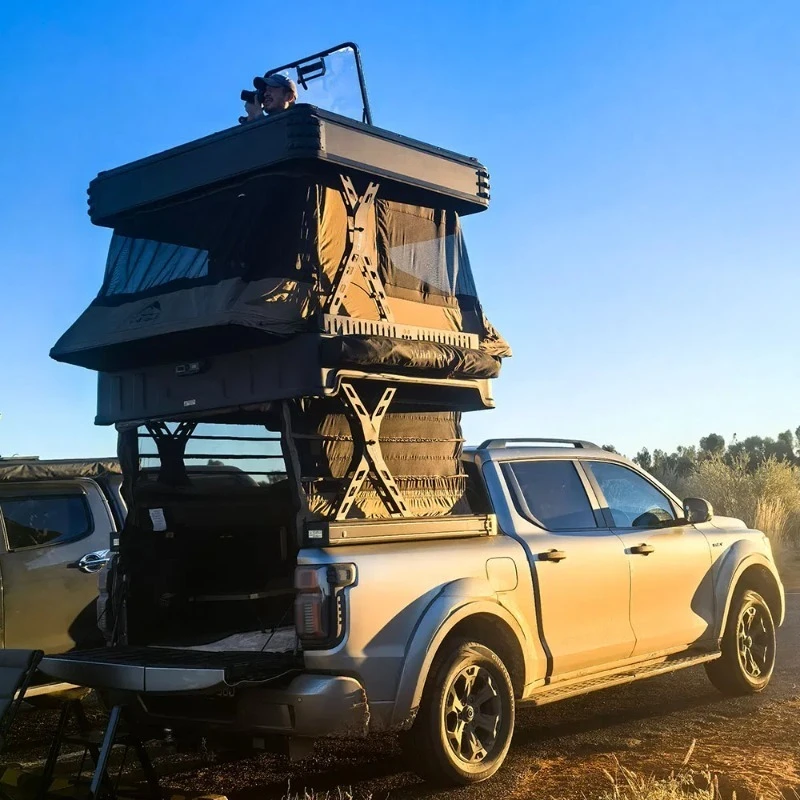 Pickup Deck Tent High Cap Electric Pickup Mate Customized Waterproof Outdoor Off Road Camping Shelter